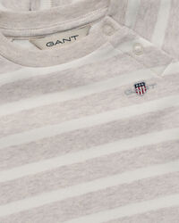 Baby randig l&aring;ng&auml;rmad tr&ouml;ja