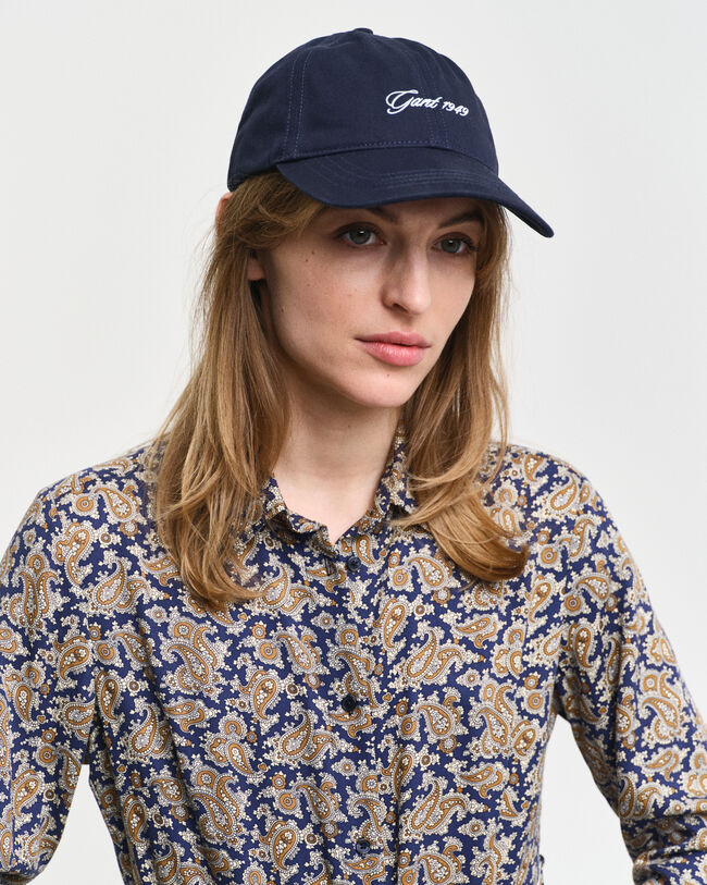 Paisleym&ouml;nstrad skjortkl&auml;nning