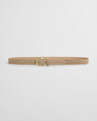 Läderbälte med ponnyhår