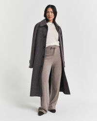 Rundhalsad tröja i extra fin merinoull