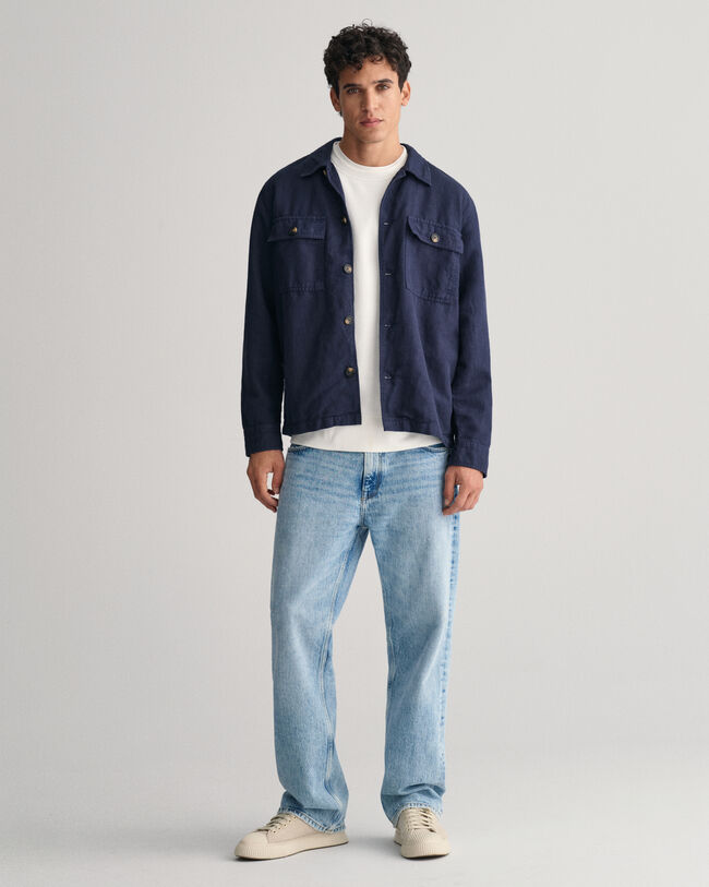 Rundhalsad sweatshirt med tryck