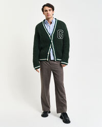 Seasonal G kabelstickad cardigan