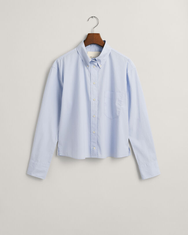 Relaxed fit kort skjorta