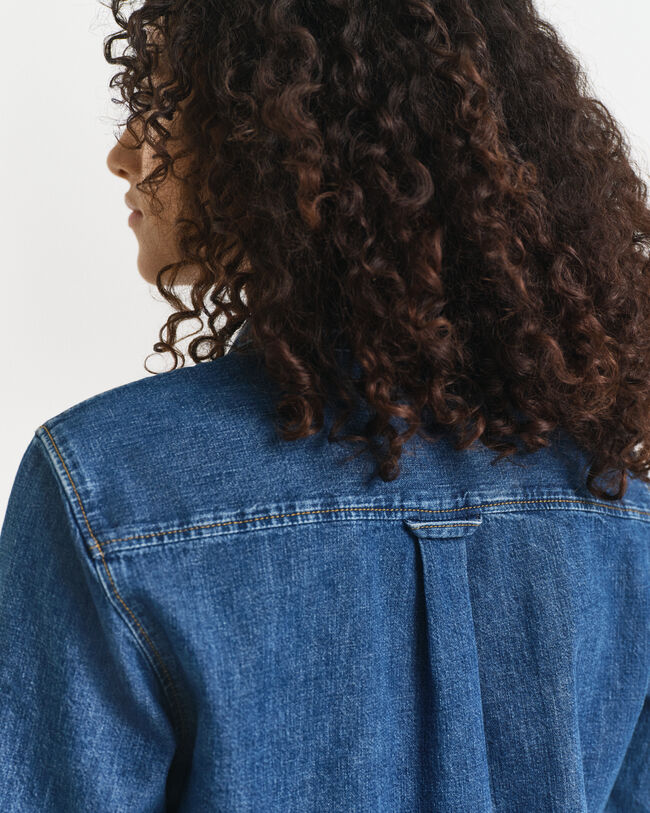 Regular fit denimskjorta