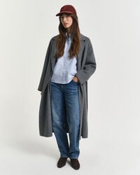 Klassisk oxfordblus med volang