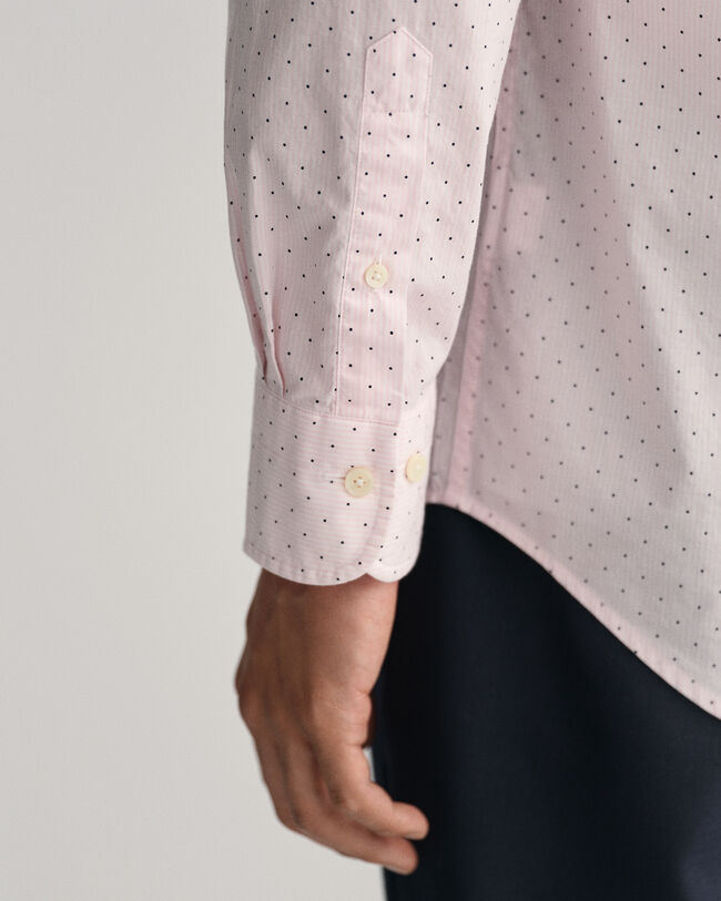 Regular fit Banker prickig skjorta