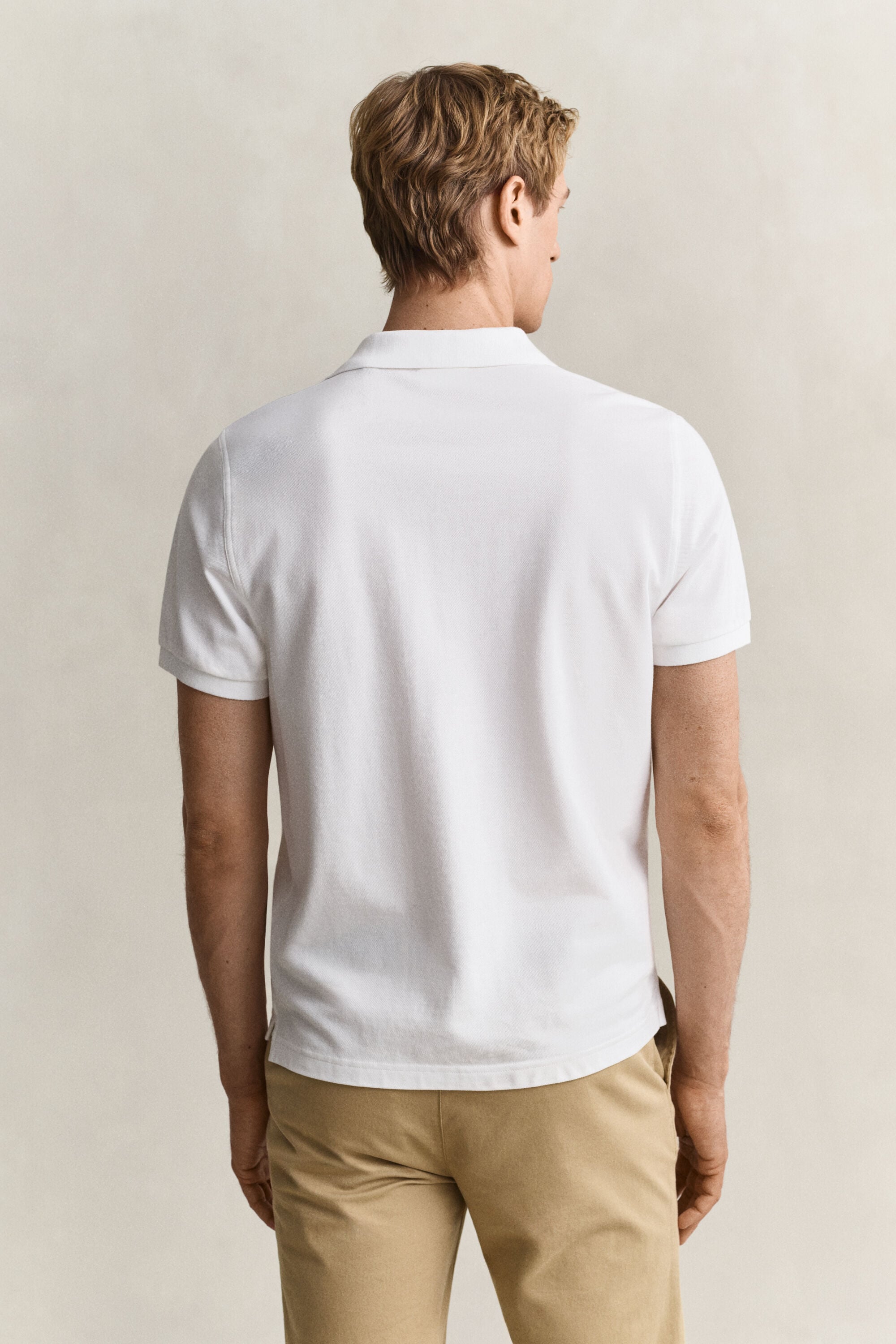Klassisk pikétröja med regular fit