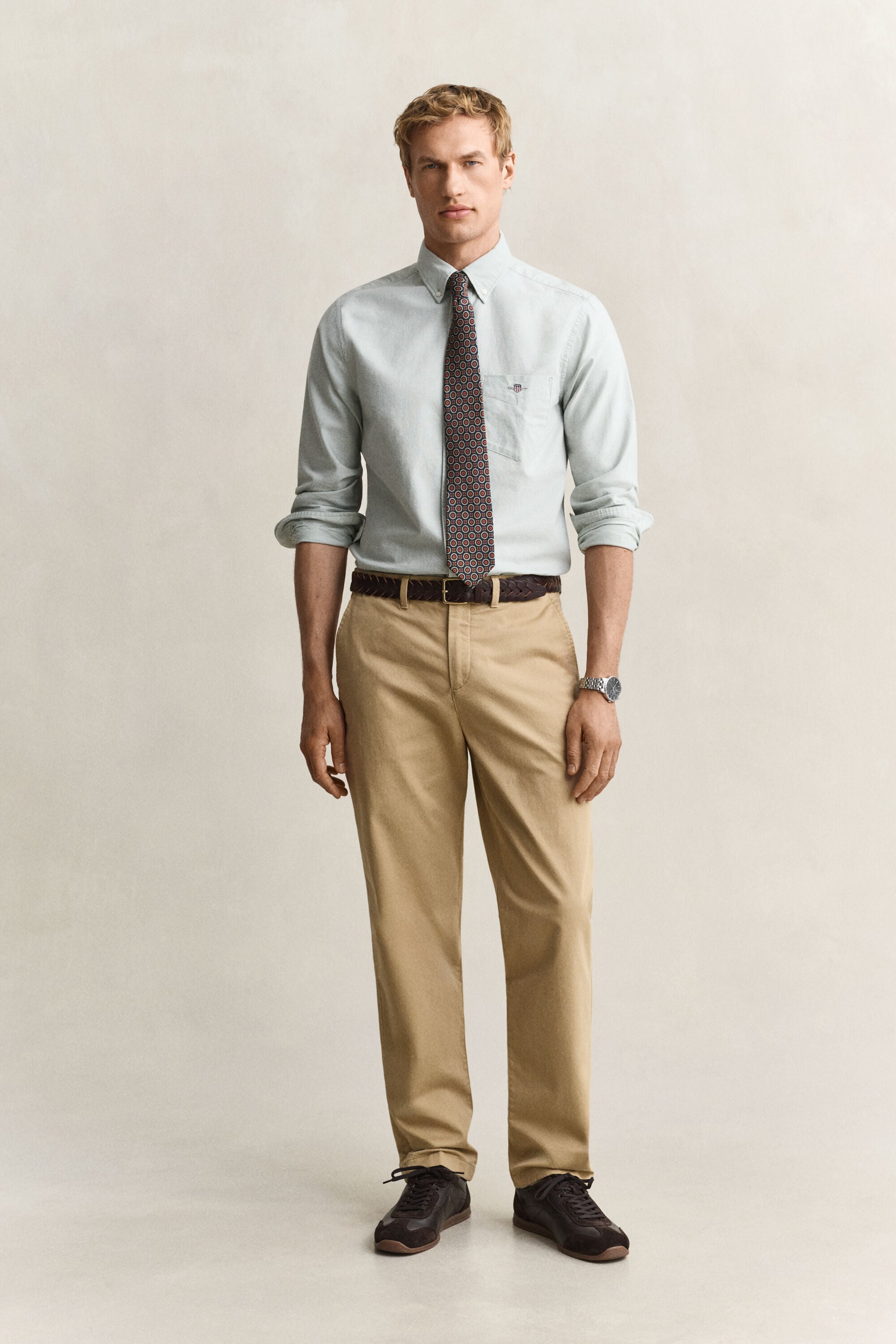 Klassiska chinos med regular fit