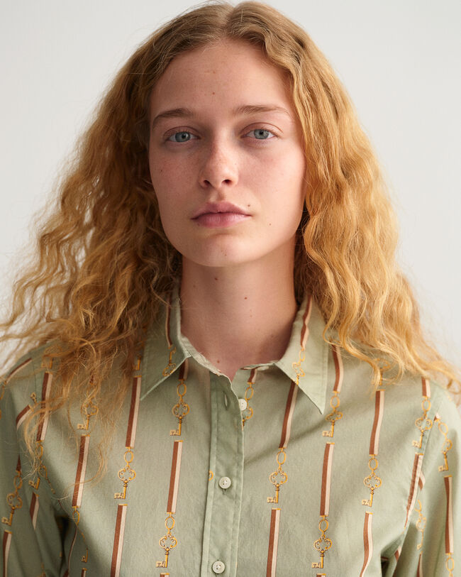 Regular fit American Luxe skjorta i bomullsvoile