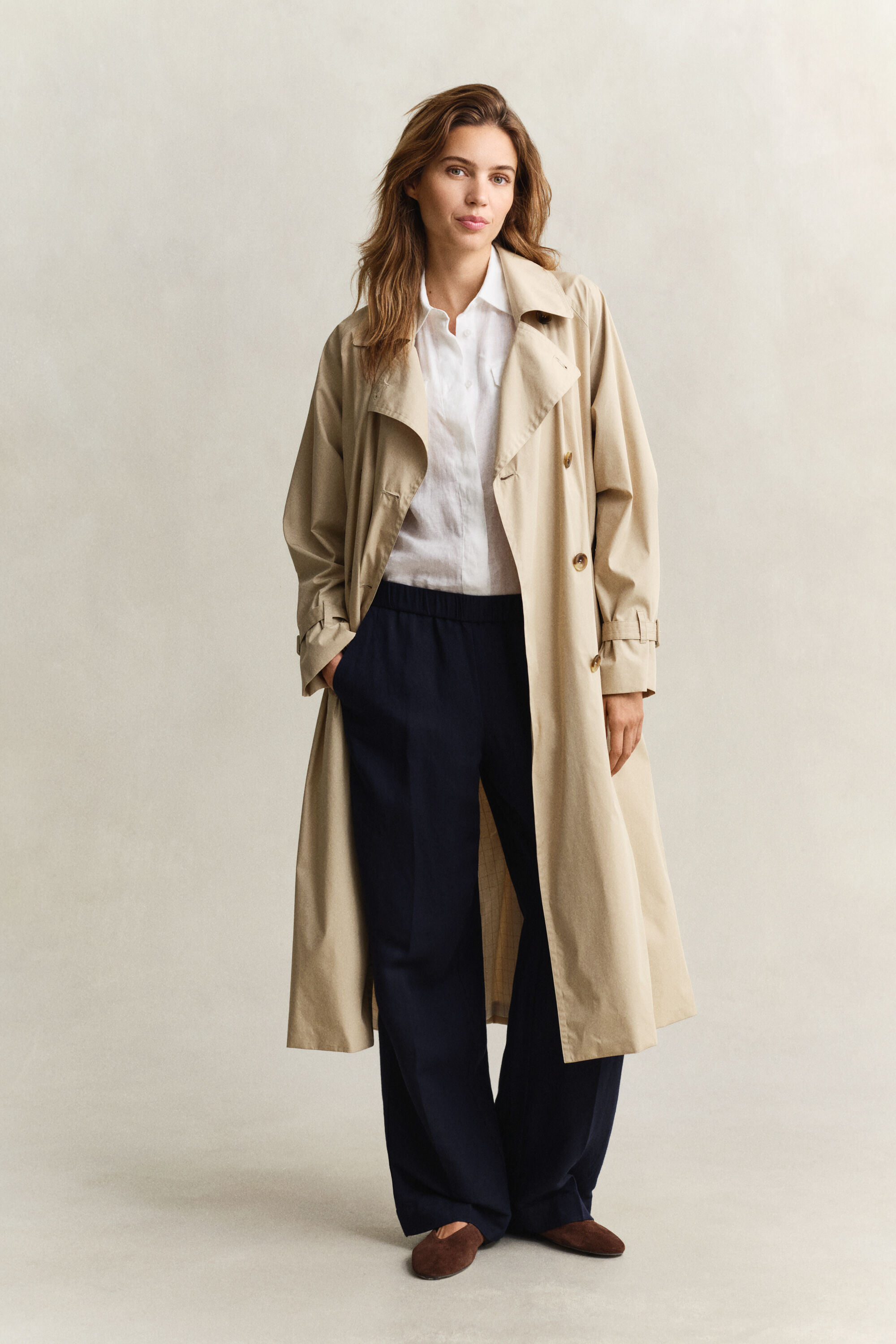 Byxor i linneblandning