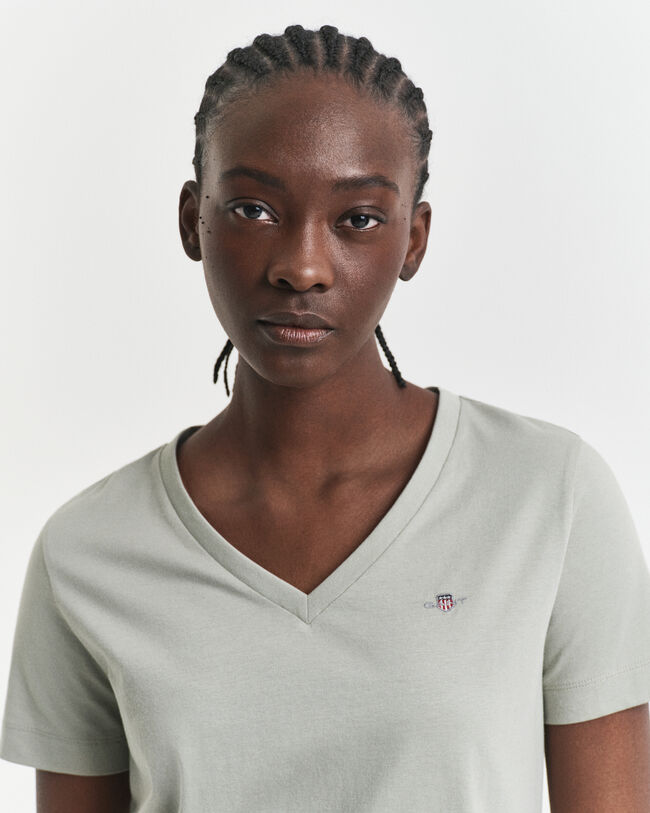 Shield V-ringad T-shirt