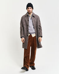 Tr&ouml;ja med halv dragkedja i extra fin merinoull