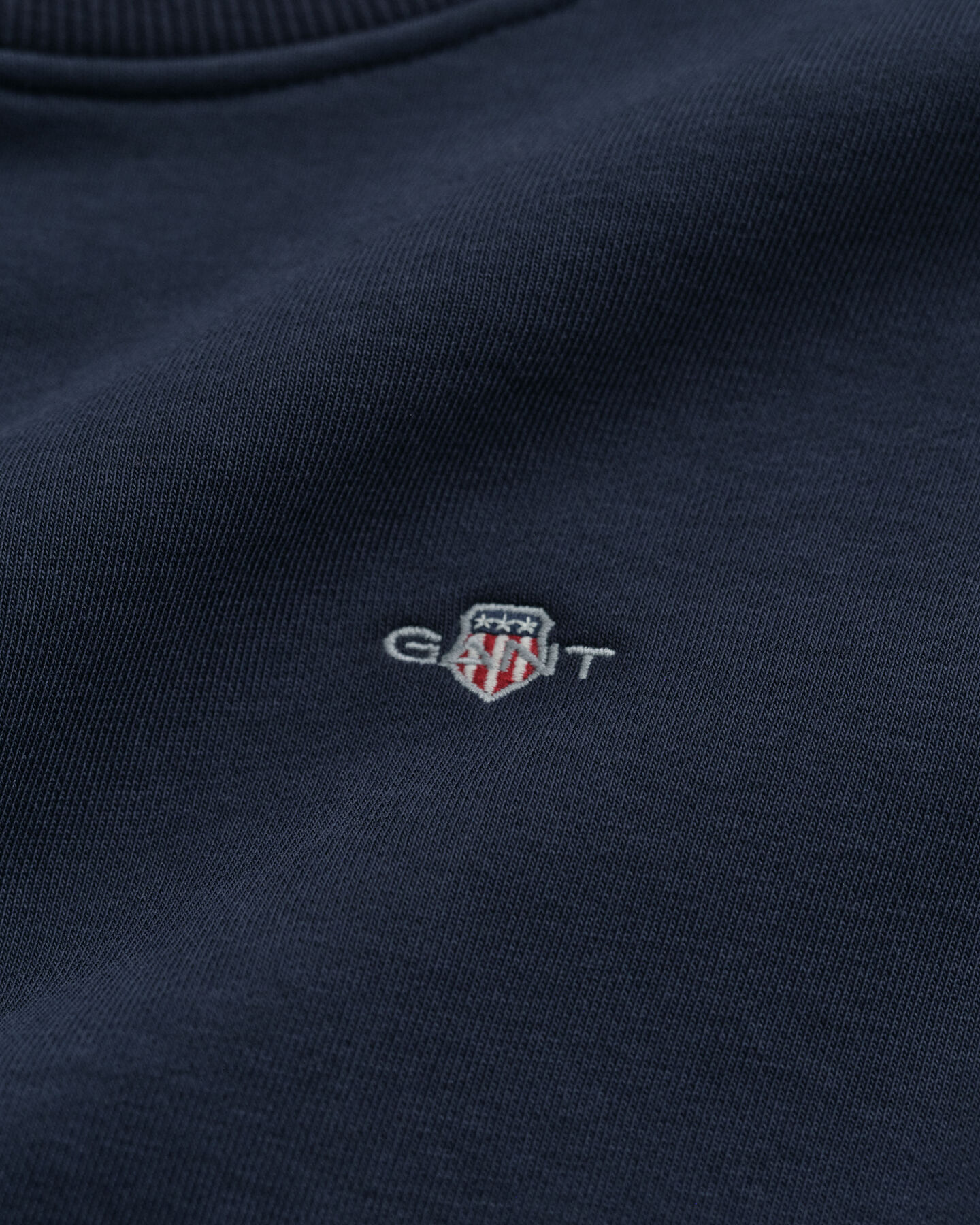 Shield sweatshirtklänning med rund halsringning