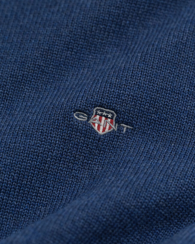 Casual Cotton tröja med dragkedja vid halsöppningen