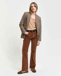 V-ringad tr&ouml;ja i extra fin lammull