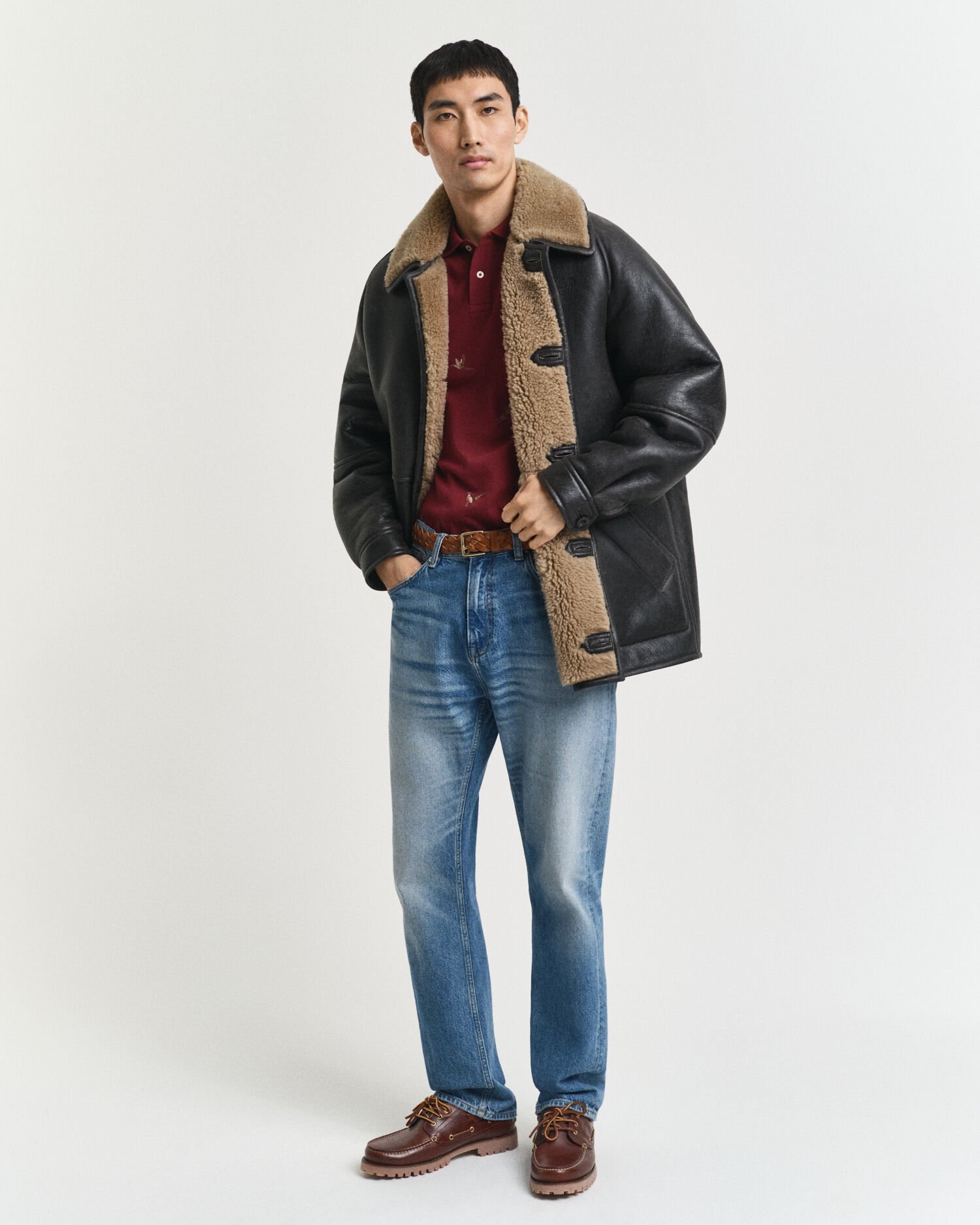 Broderad pikétröja