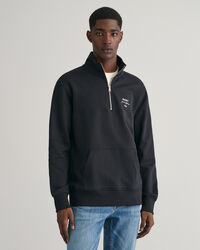 GANT Script Graphic half-zip sweatshirt