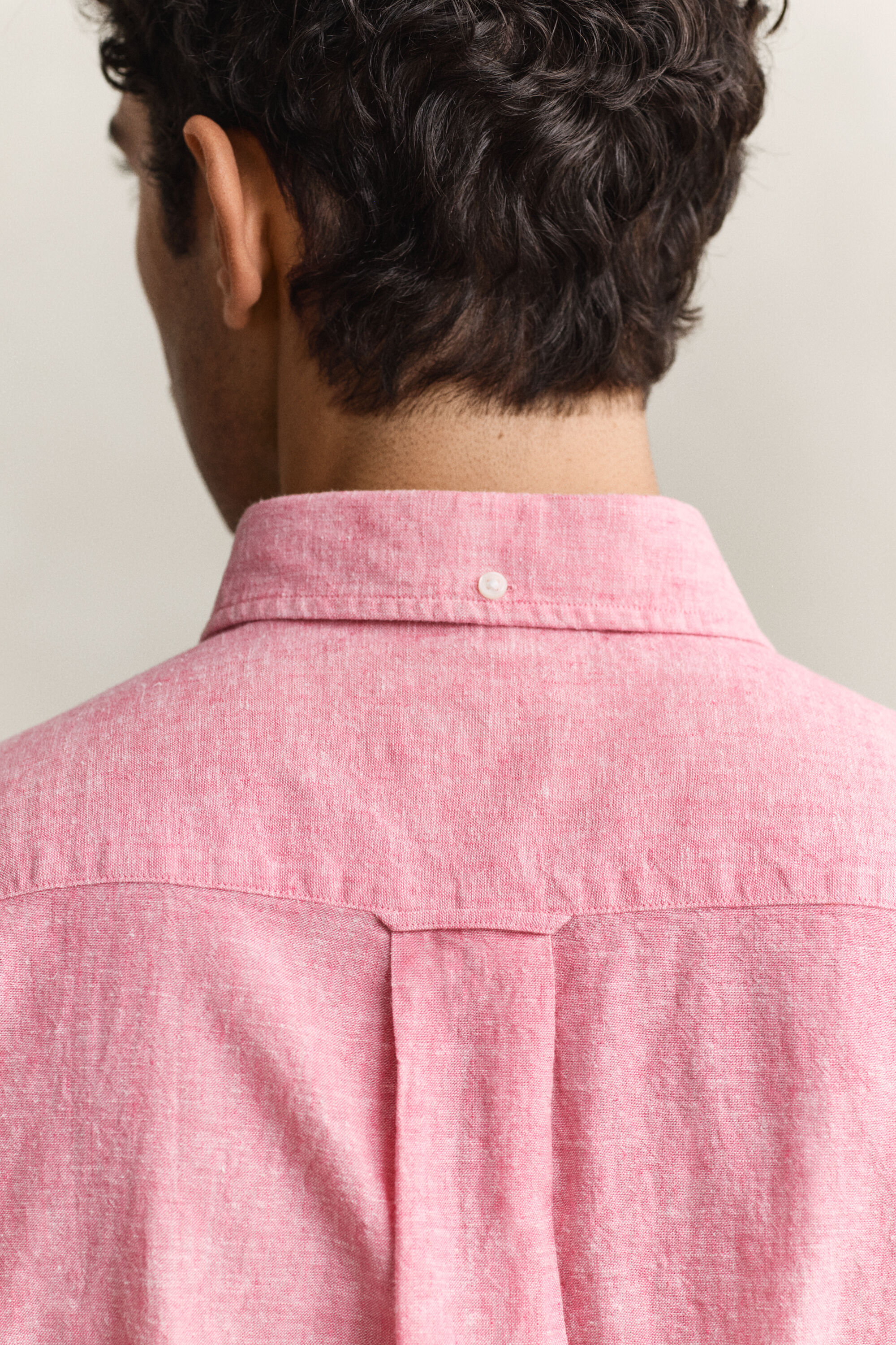 Kortärmad skjorta i linneblandning