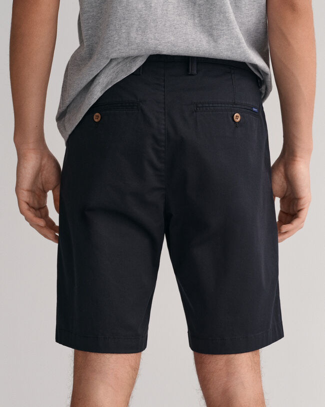 Hallden slim fit twillshorts