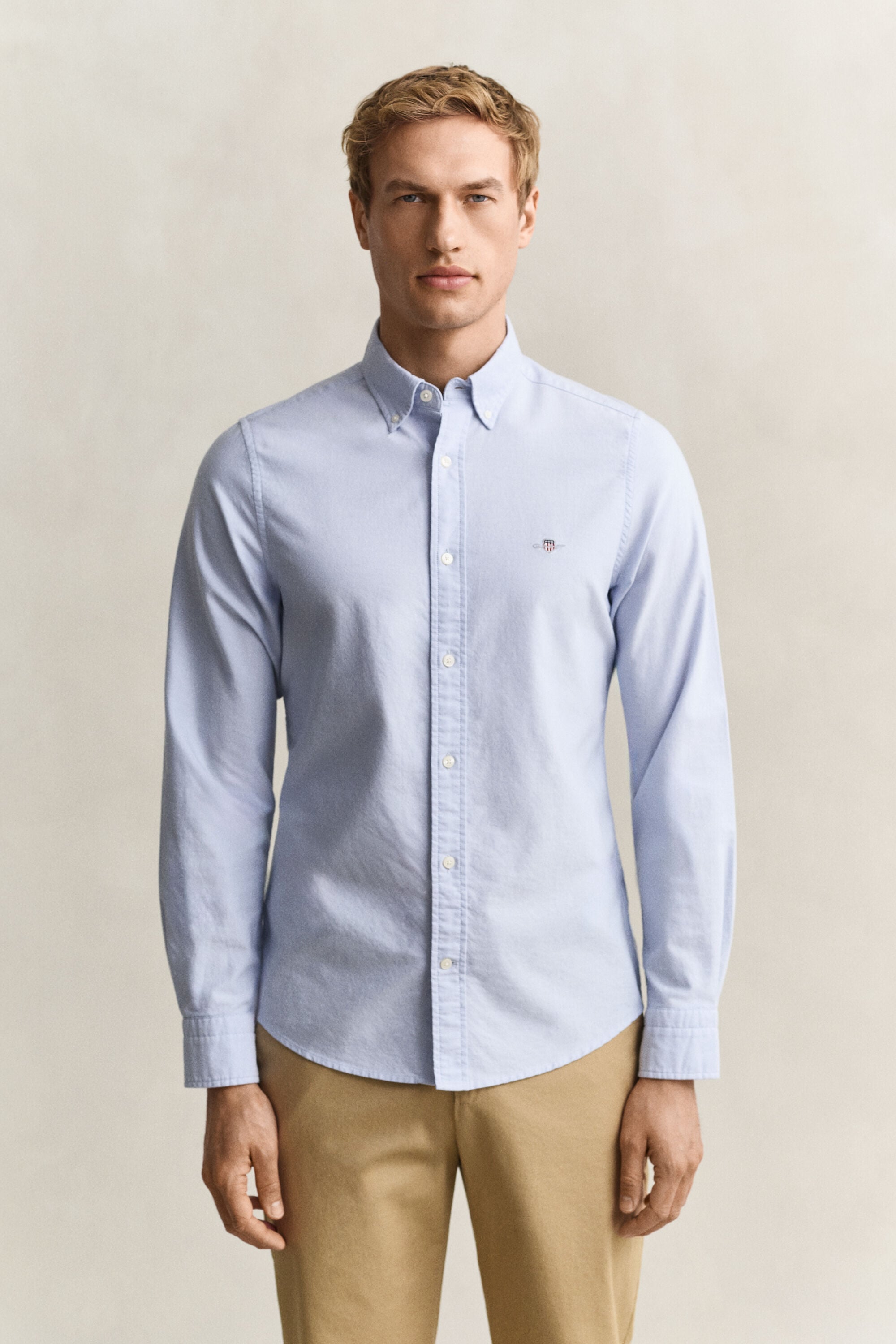 Klassisk slim fit oxfordskjorta