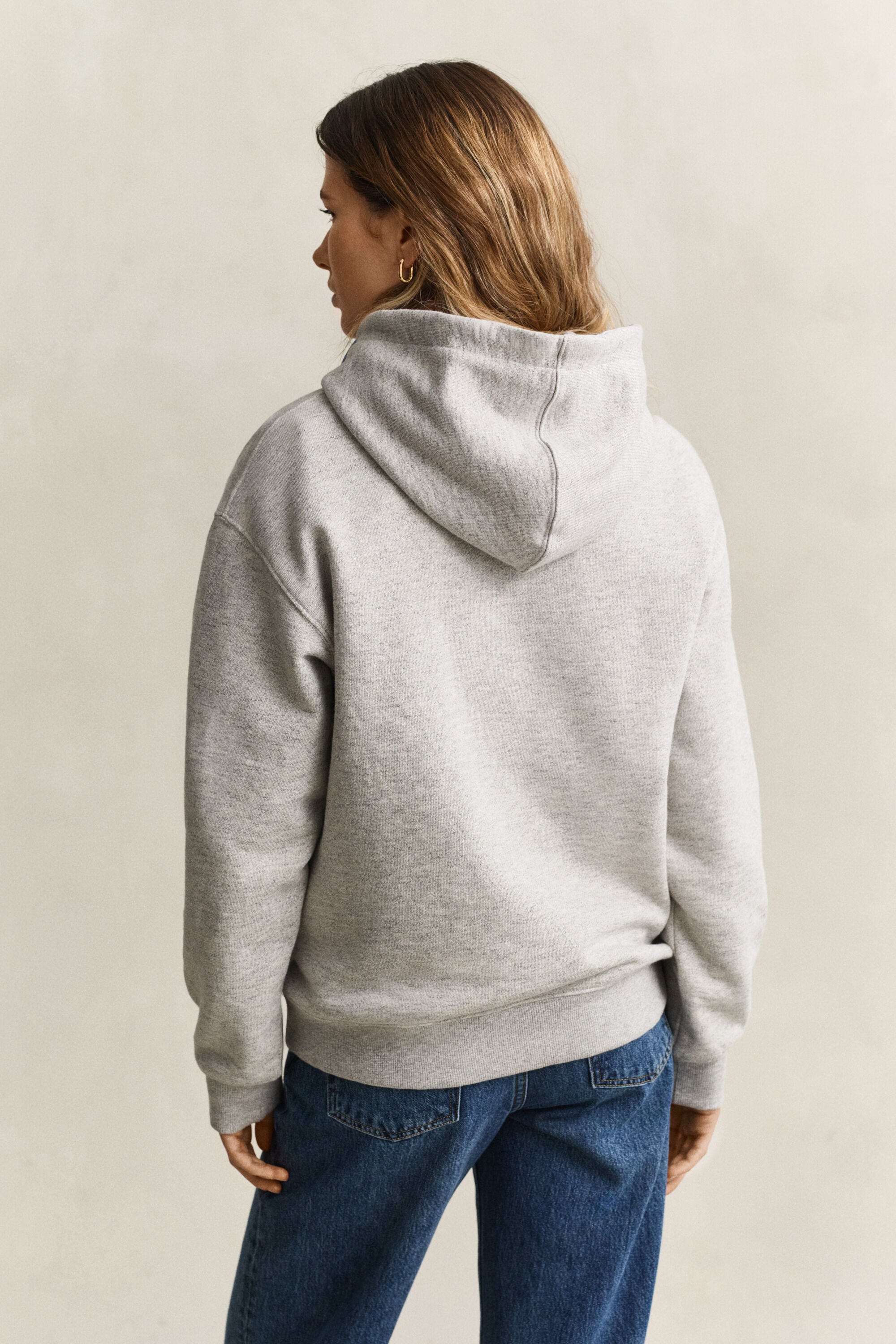 Gant x Yale hoodie med tryck
