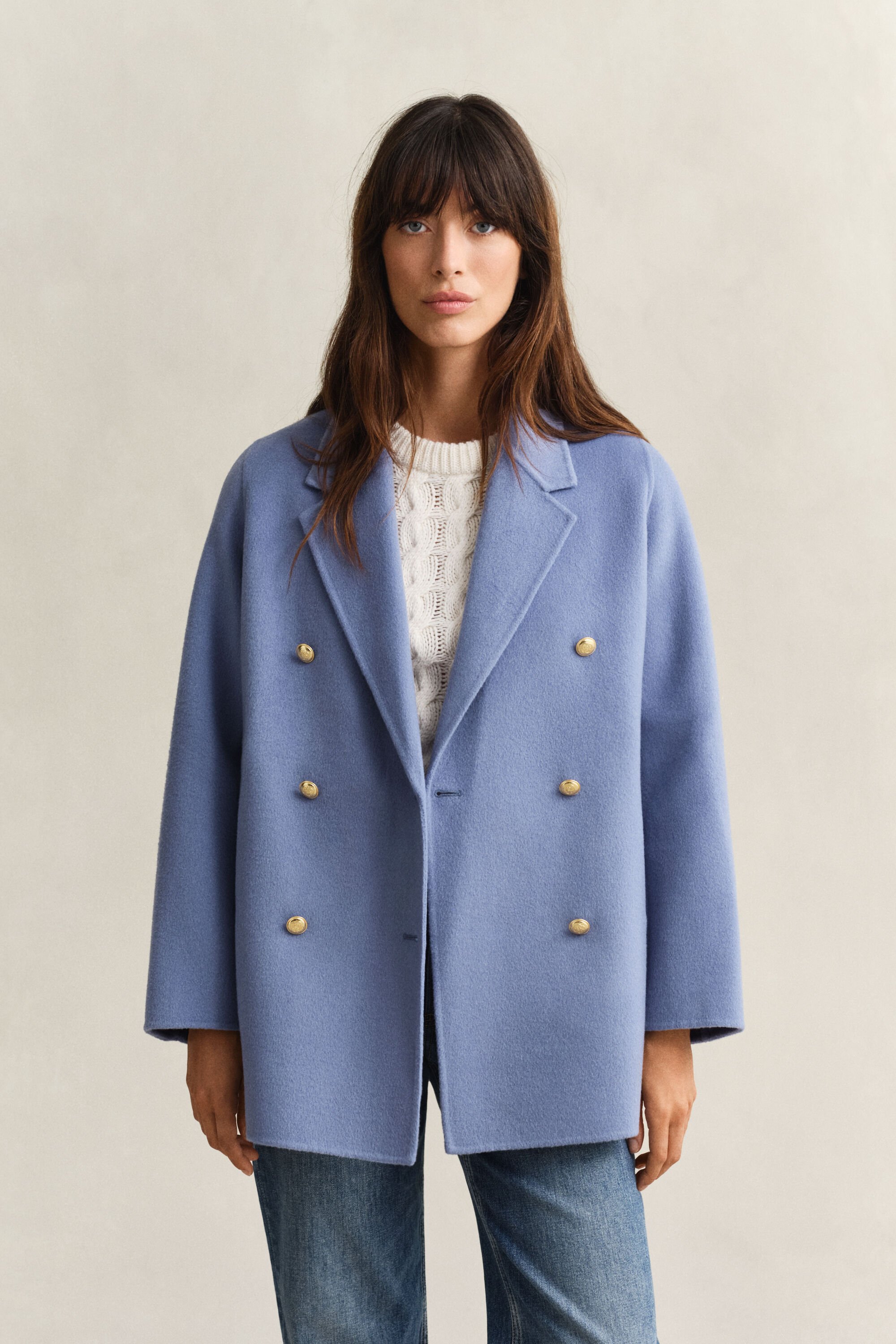 Skepparjacka med handsydda detaljer