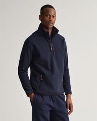 Tunn half-zip fleecetröja