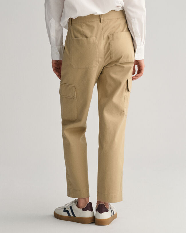 Slim fit chinos i cargostil