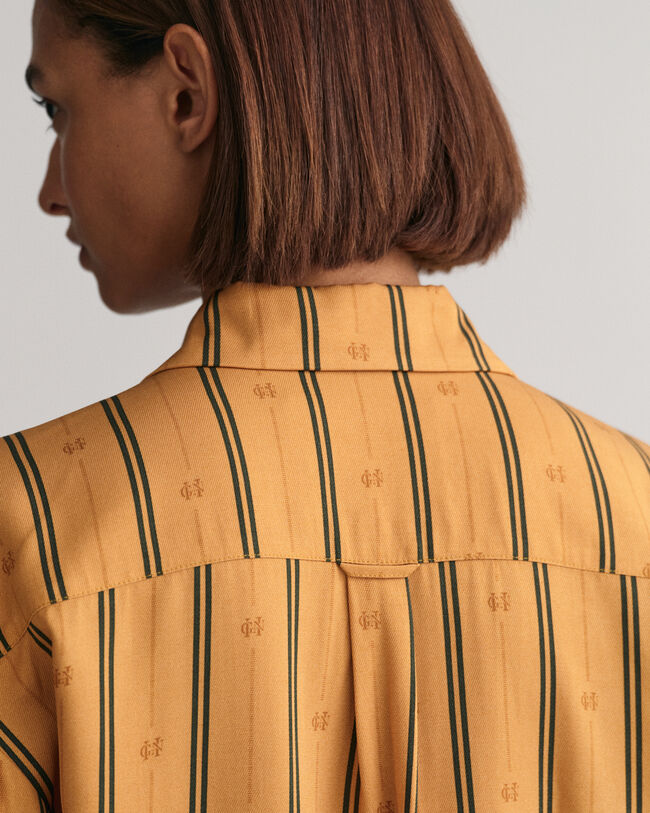 Relaxed fit Monogram randig skjorta