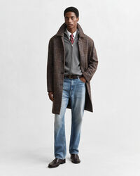 Casual Cotton kofta med dragkedja