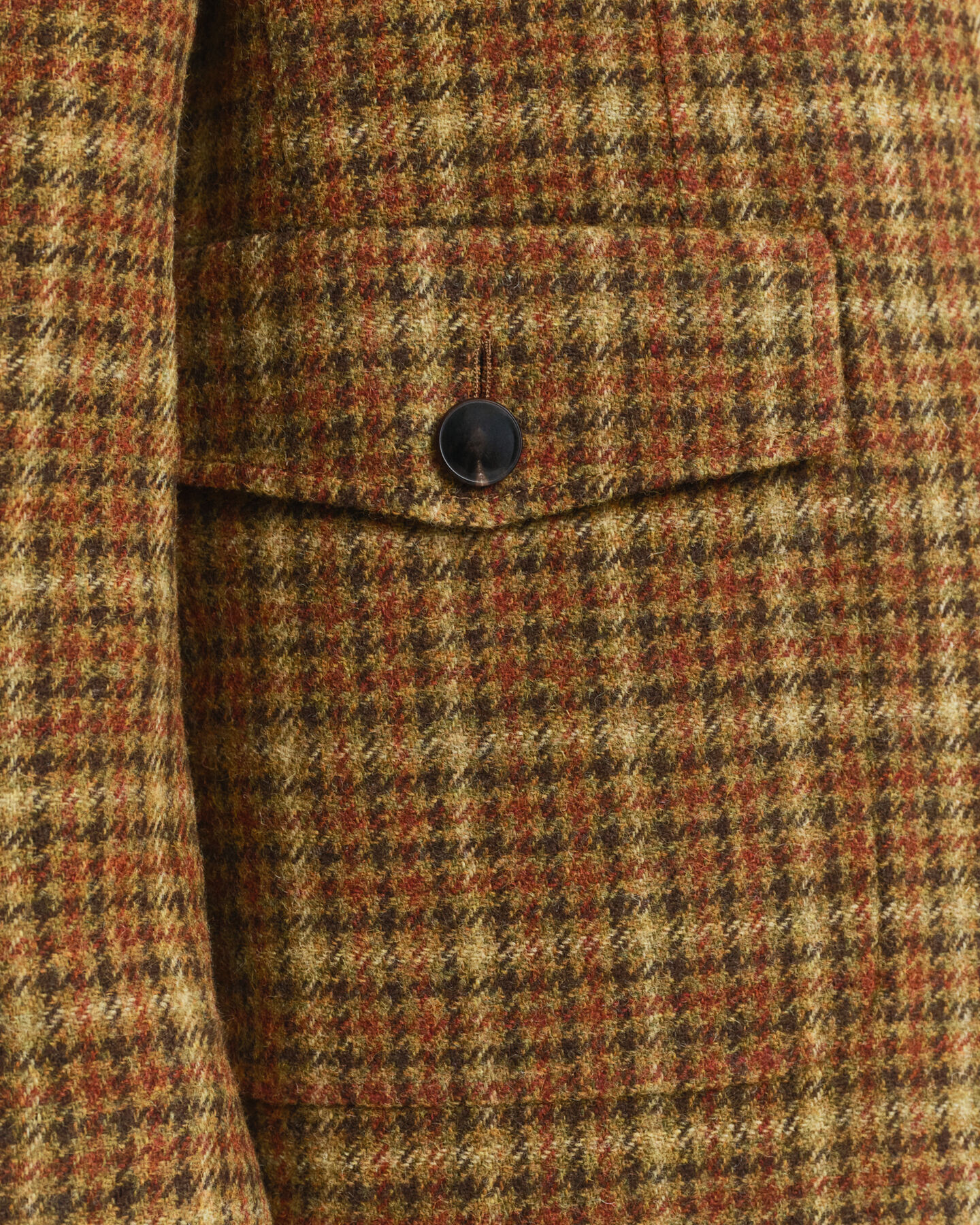 Relaxed fit rutig tweedkavaj