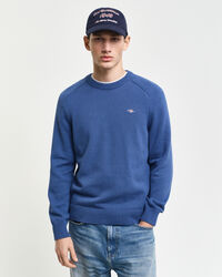 Casual rundhalsad bomullstr&ouml;ja