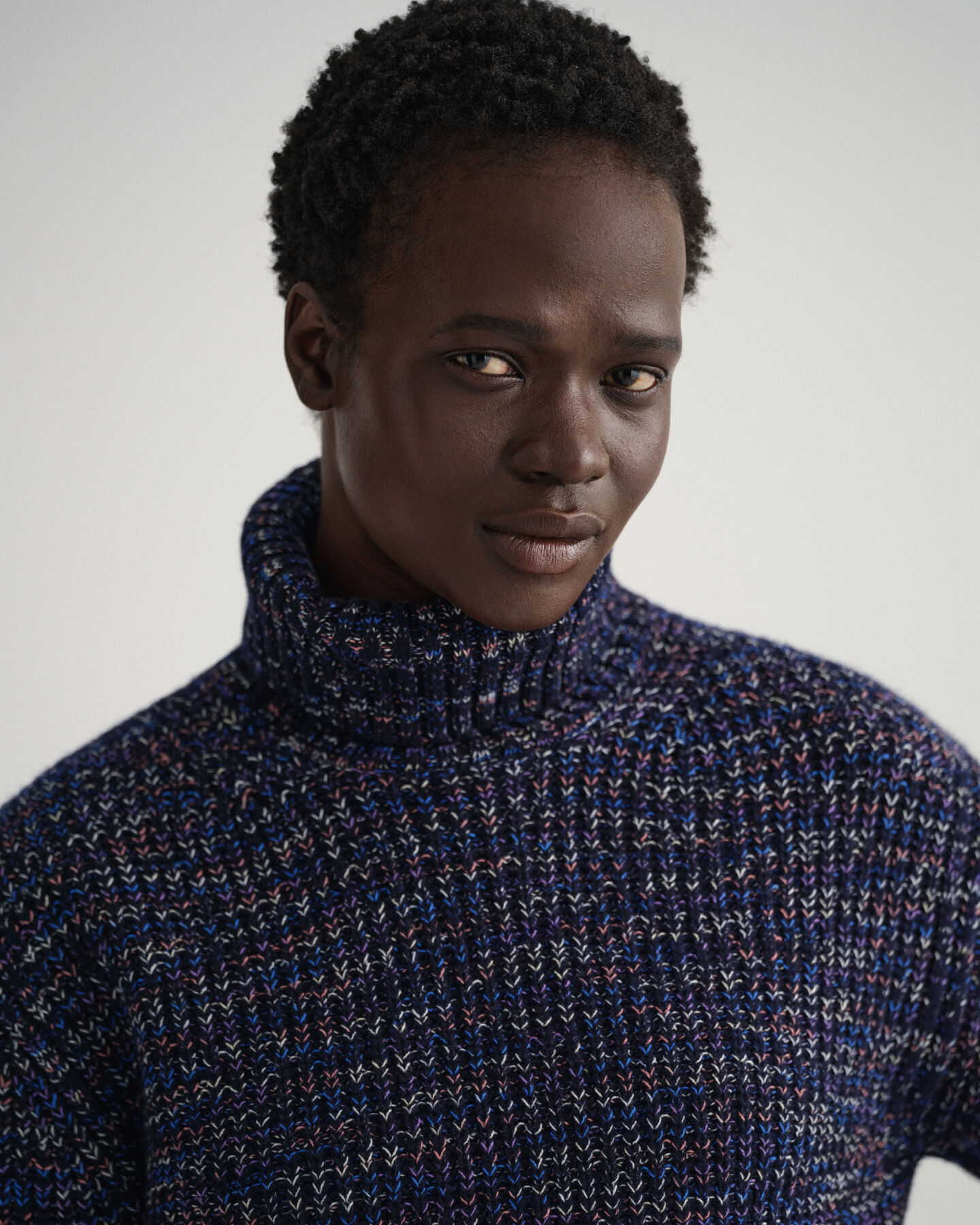 Flerfärgad polotröja