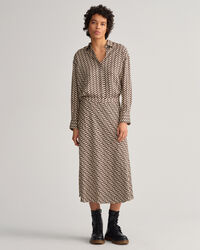 Geometric A-linjeformad kjol