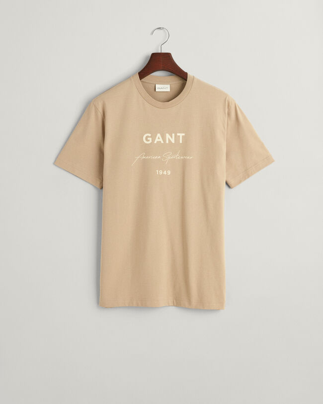 T-shirt med GANT-tryck