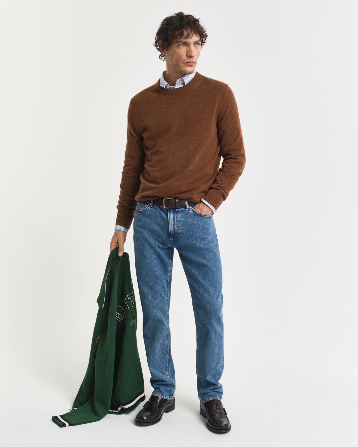 Regular fit jeans i stilren tvätt