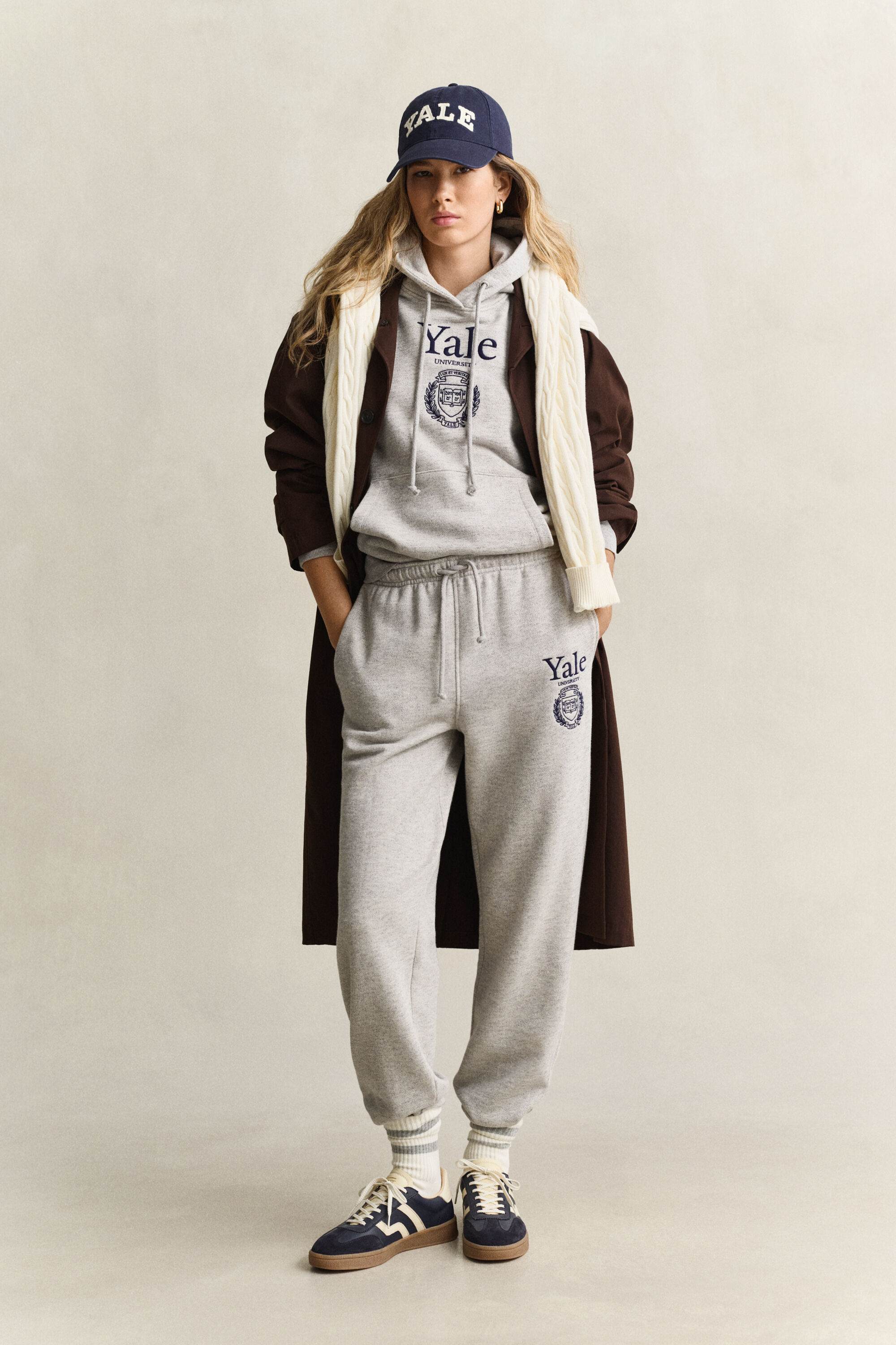 Gant x Yale sweatpants med tryck