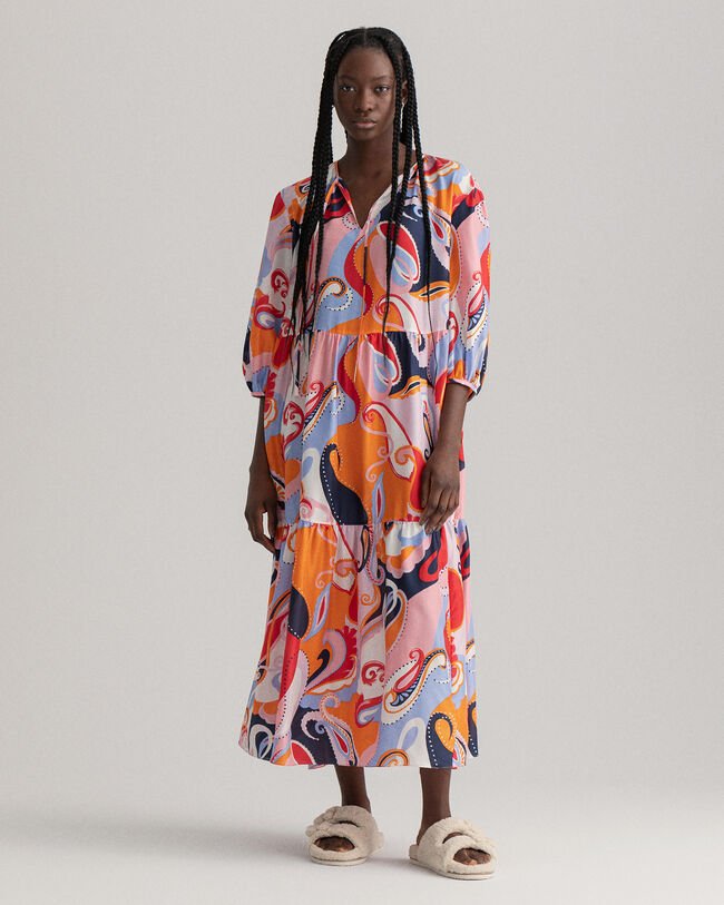 Paisleym&ouml;nstrad sidenkl&auml;nning