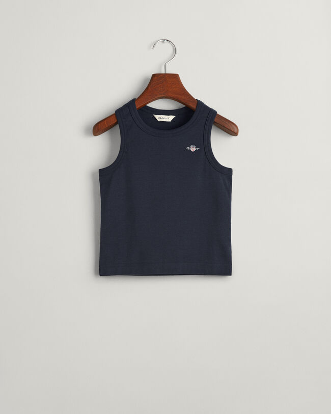 Kids linne med sk&ouml;ldemblem