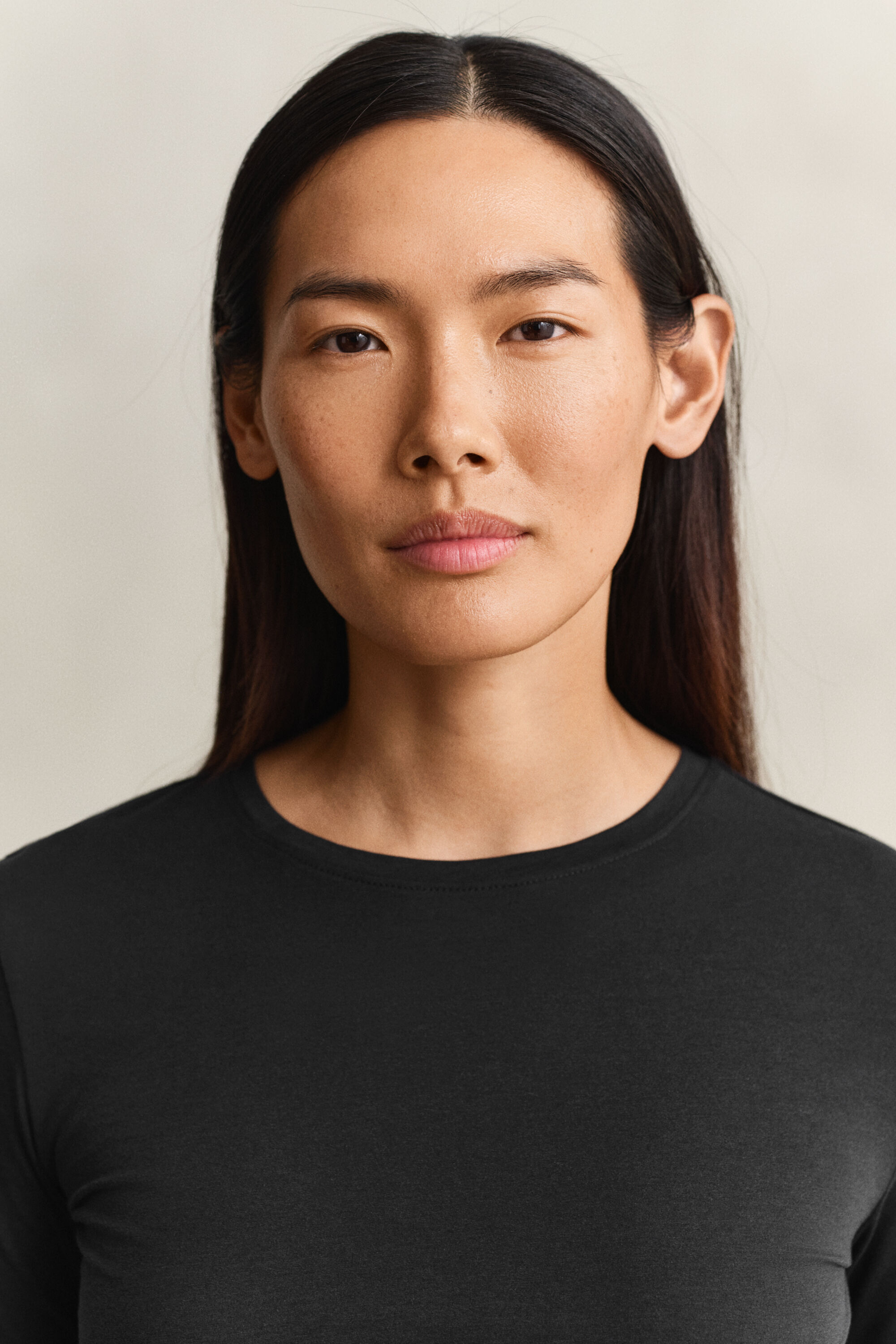 Långärmad T-shirt i bomull