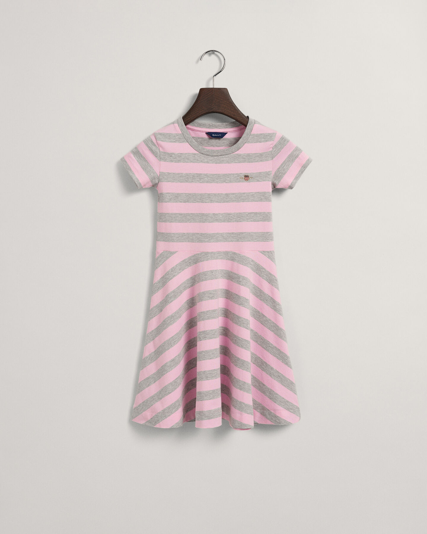 Girls randig snurrkl&auml;nning