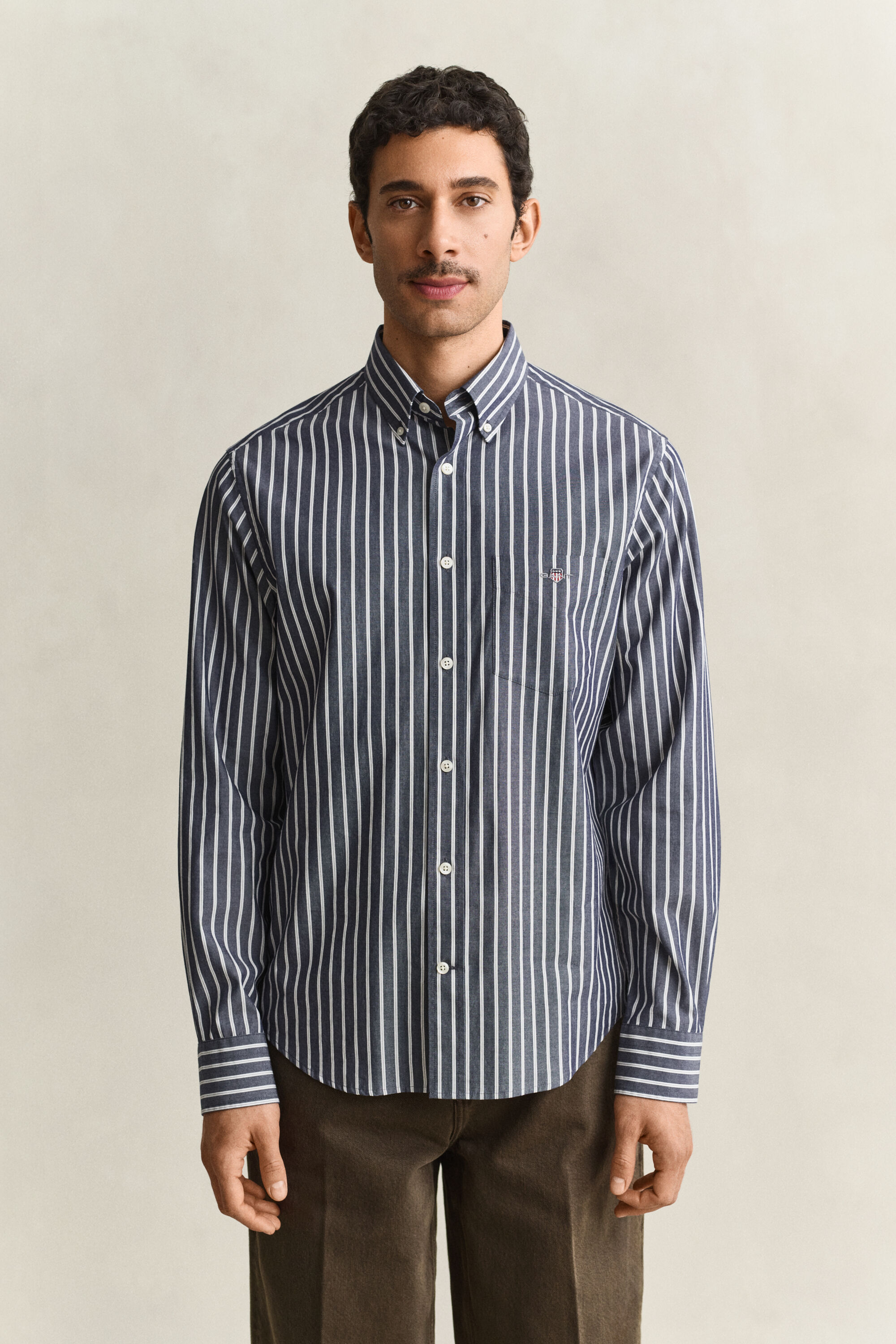 Striped Poplin Shirt