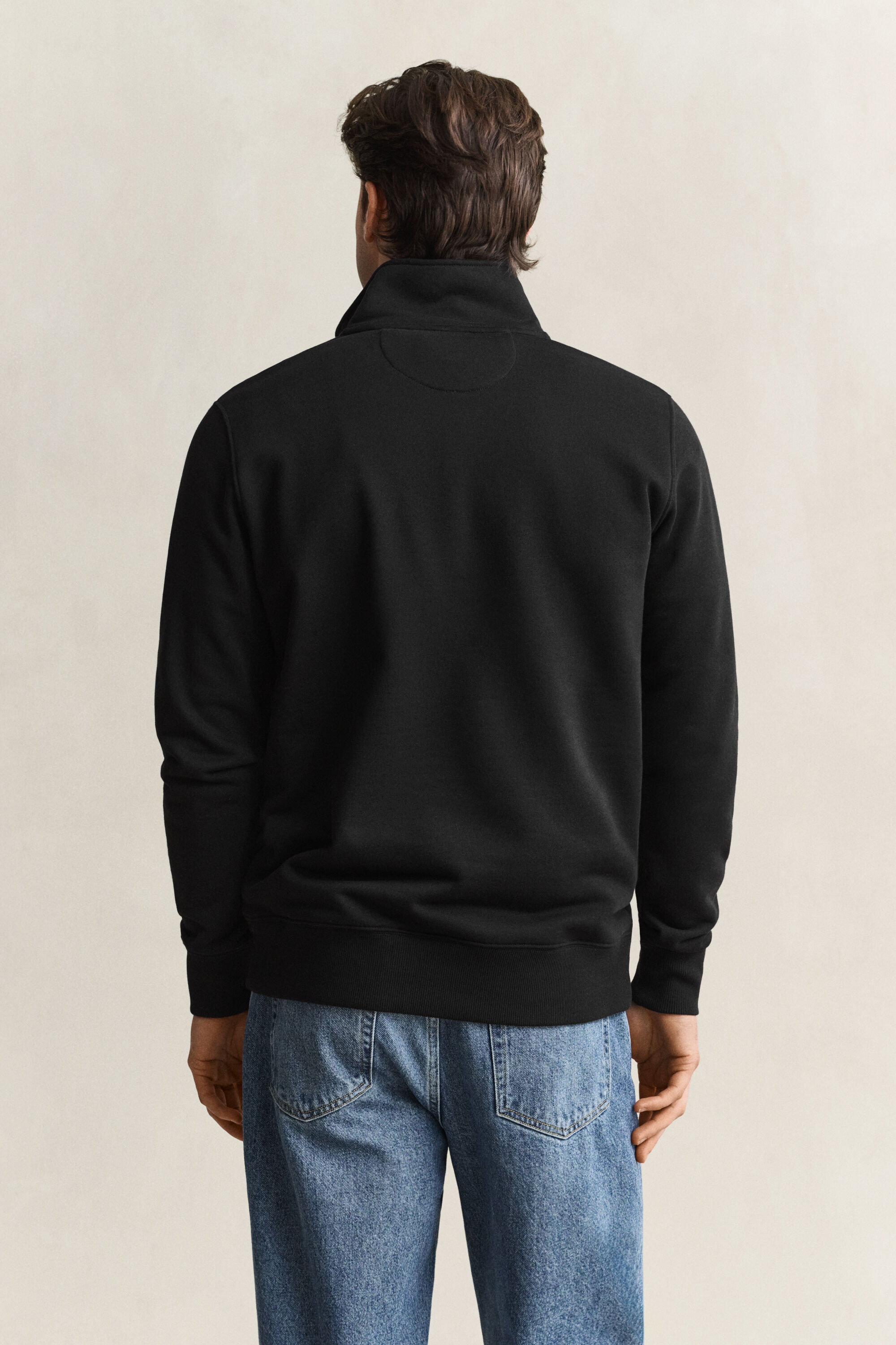 Shield sweatshirt med dragkedja vid halsöppningen