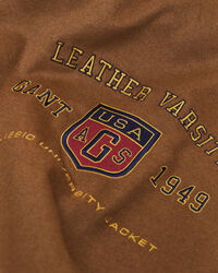 GANT Varsity Jacket i skinn