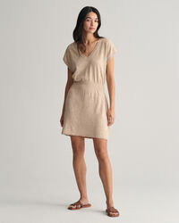 Klänning i linneblandning