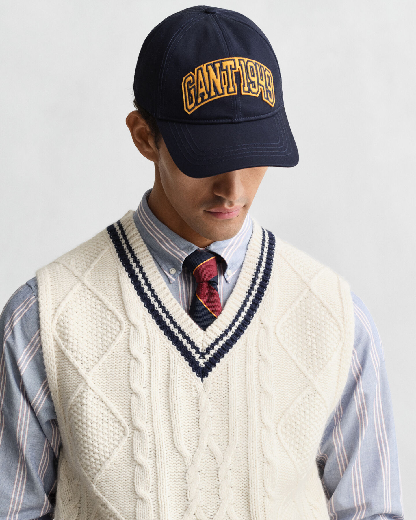 Kabelstickad slipover