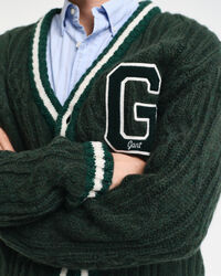 Seasonal G kabelstickad cardigan