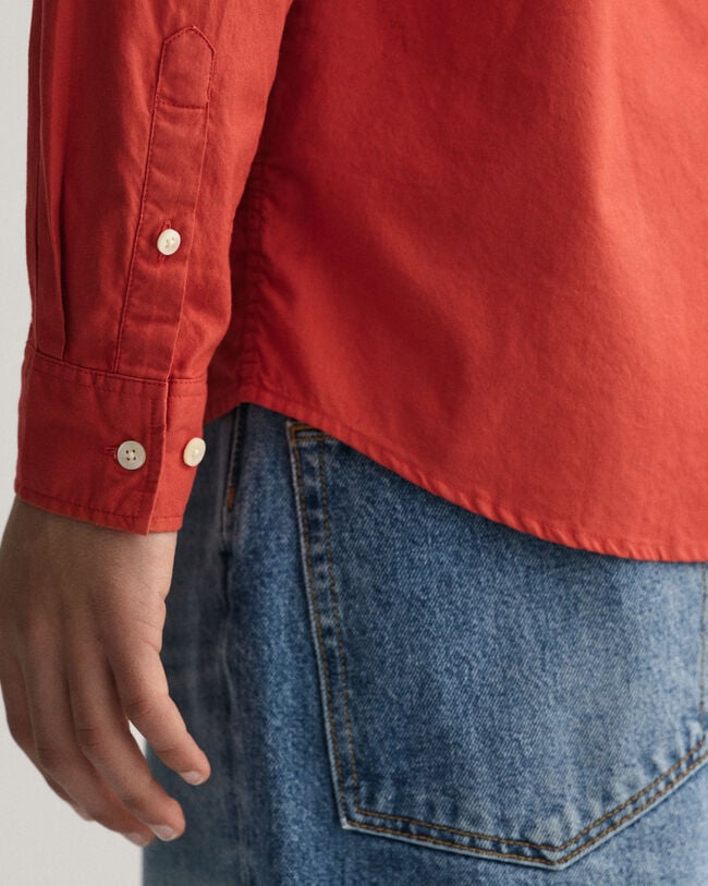 Teen Boys skjorta i bomullstwill