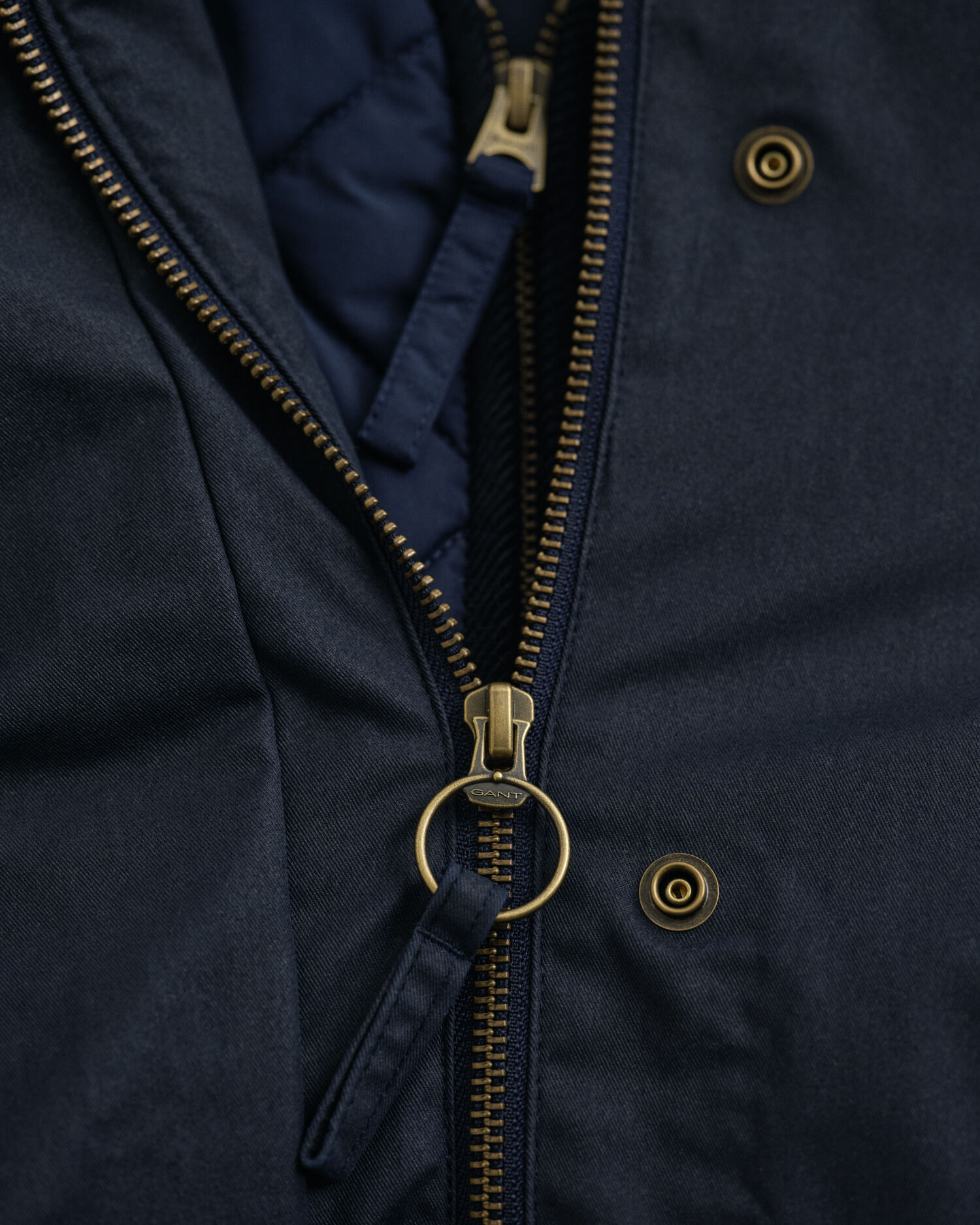 Double Decker-jacka i vaxad bomull