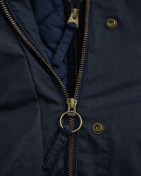 Double Decker-jacka i vaxad bomull